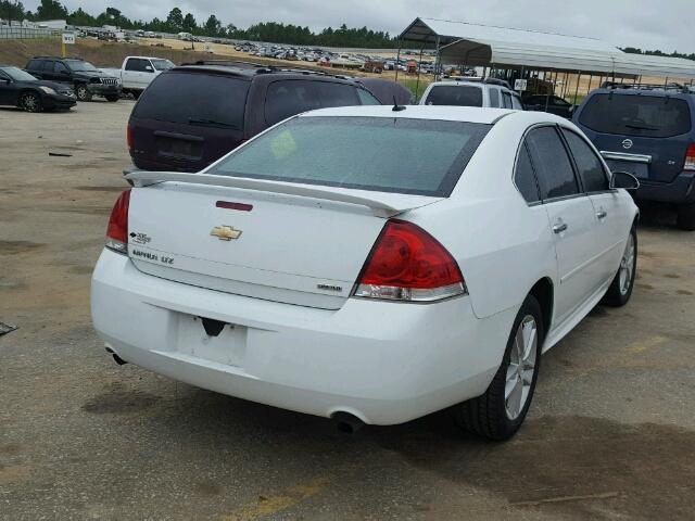 2G1WC5E36E1149695 - 2014 CHEVROLET IMPALA LIM WHITE photo 4