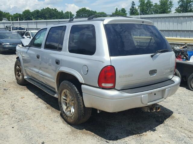 1D8HS78Z53F507066 - 2003 DODGE DURANGO R/ SILVER photo 3