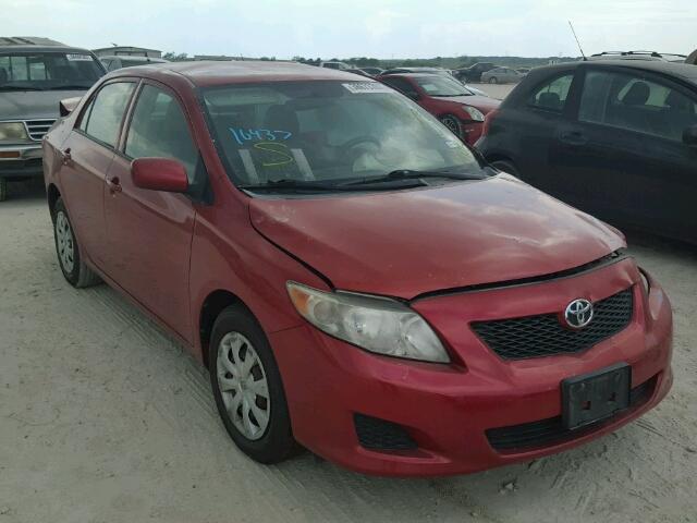 1NXBU40E69Z079319 - 2009 TOYOTA COROLLA BA MAROON photo 1