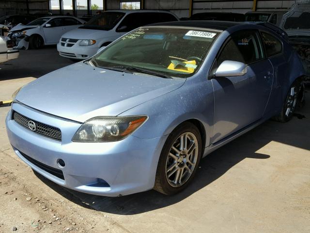 JTKDE3B7XA0320418 - 2010 TOYOTA SCION TC BLUE photo 2