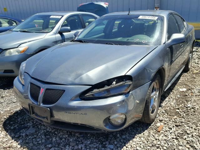 2G2WR524741210896 - 2004 PONTIAC GRAND PRIX GRAY photo 2