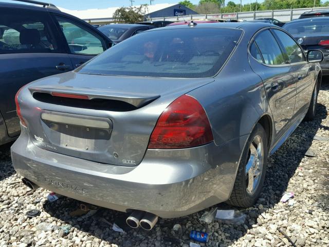 2G2WR524741210896 - 2004 PONTIAC GRAND PRIX GRAY photo 4