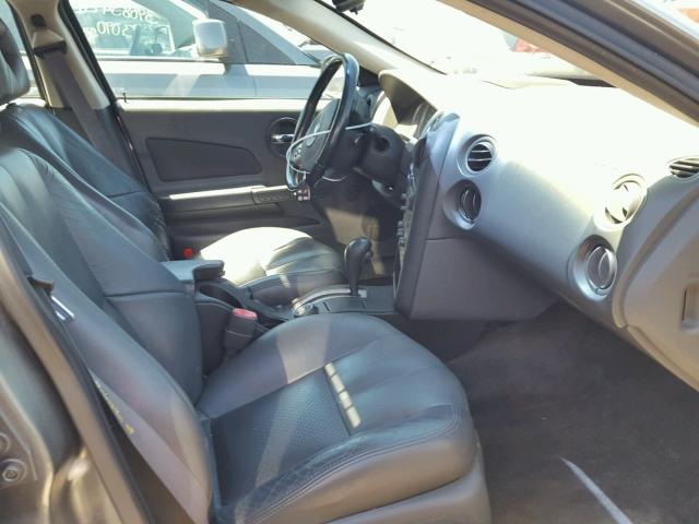 2G2WR524741210896 - 2004 PONTIAC GRAND PRIX GRAY photo 5