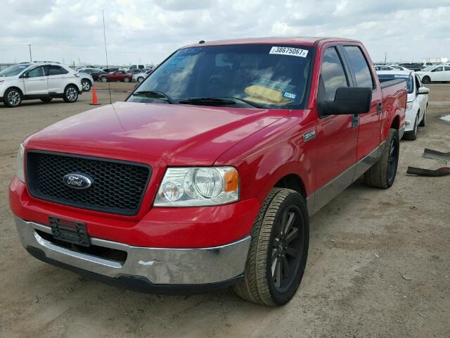 1FTPW12V16FB67663 - 2006 FORD F150 SUPER RED photo 2