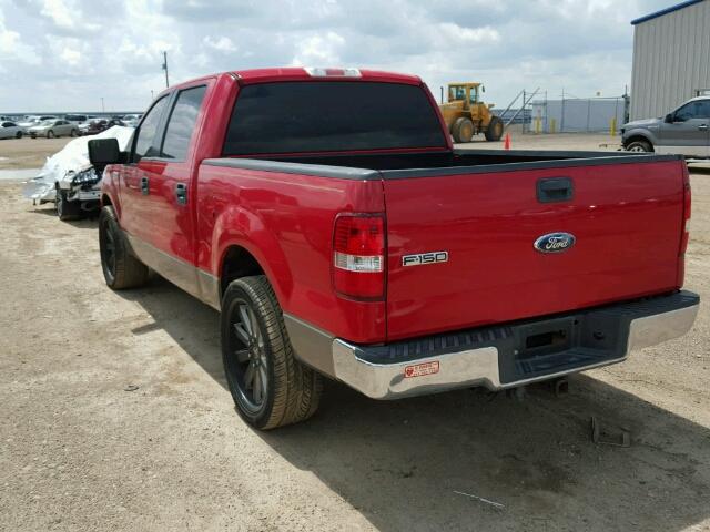 1FTPW12V16FB67663 - 2006 FORD F150 SUPER RED photo 3