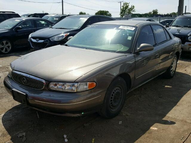 2G4WS52JX21293982 - 2002 BUICK CENTURY CU BROWN photo 2