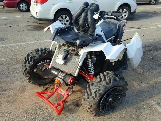 4XASVE952FA639643 - 2015 POLARIS SCRAMBLER WHITE photo 2