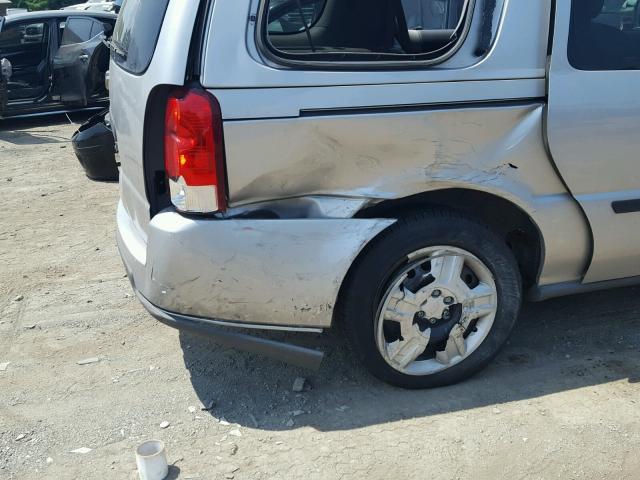 1GNDV23W78D201159 - 2008 CHEVROLET UPLANDER L 银色 照片 9