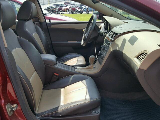 1G1ZE5E17BF207369 - 2011 CHEVROLET MALIBU LTZ Бордовый фото 5