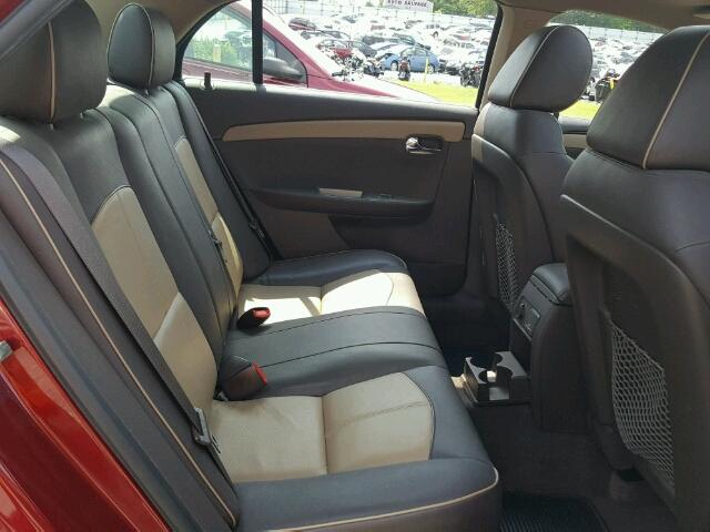 1G1ZE5E17BF207369 - 2011 CHEVROLET MALIBU LTZ Бордовый фото 6