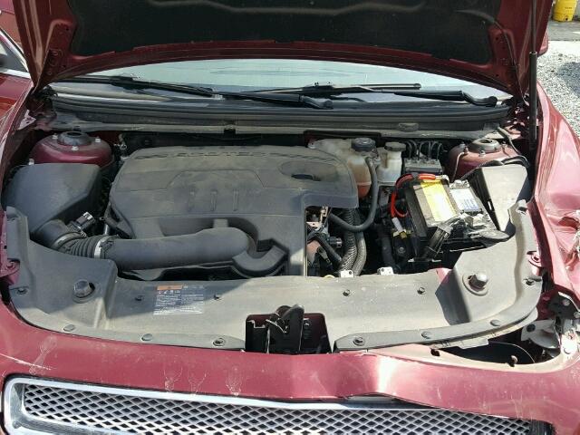 1G1ZE5E17BF207369 - 2011 CHEVROLET MALIBU LTZ Бордовый фото 7