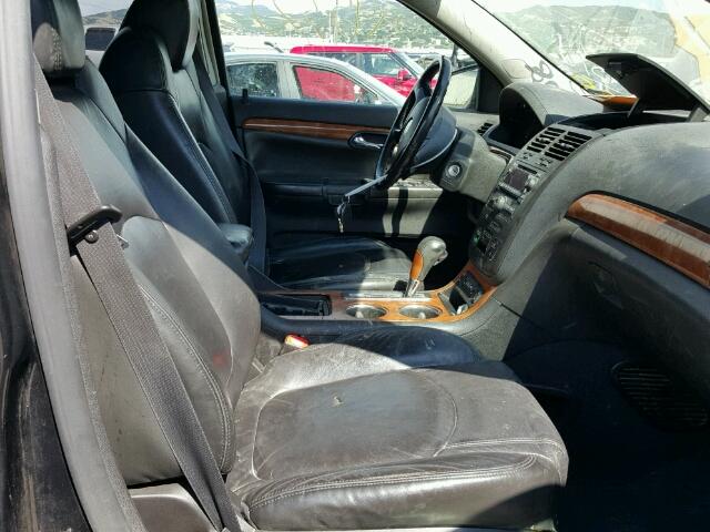 5GZEV23768J110602 - 2008 SATURN OUTLOOK XR შავი ფოტო 5