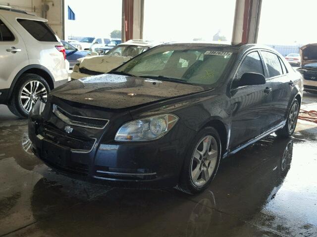 1G1ZG57B19F223514 - 2009 CHEVROLET MALIBU LS BLACK photo 2