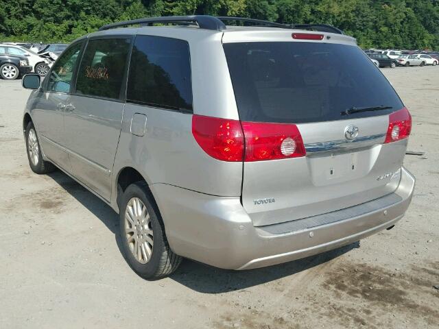 5TDBK22C39S026365 - 2009 TOYOTA SIENNA XLE GRAY photo 3