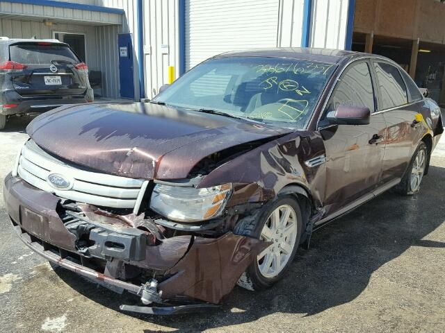 1FAHP23W79G102495 - 2009 FORD TAURUS BURGUNDY photo 2