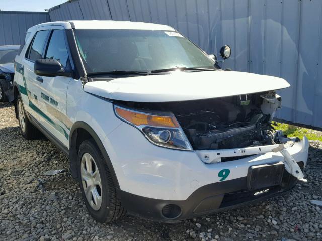 1FM5K8ARXFGC66648 - 2015 FORD EXPLORER P WHITE photo 1