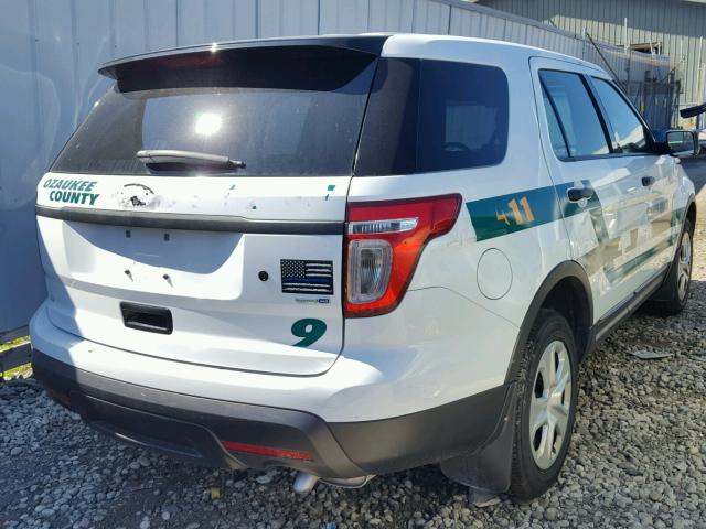1FM5K8ARXFGC66648 - 2015 FORD EXPLORER P WHITE photo 4