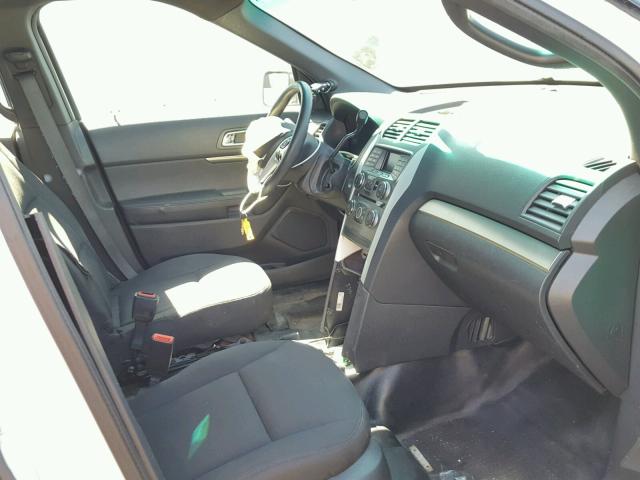 1FM5K8ARXFGC66648 - 2015 FORD EXPLORER P WHITE photo 5