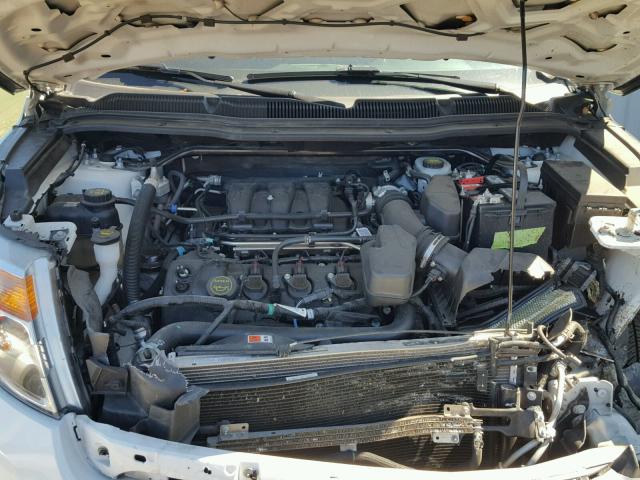 1FM5K8ARXFGC66648 - 2015 FORD EXPLORER P WHITE photo 7