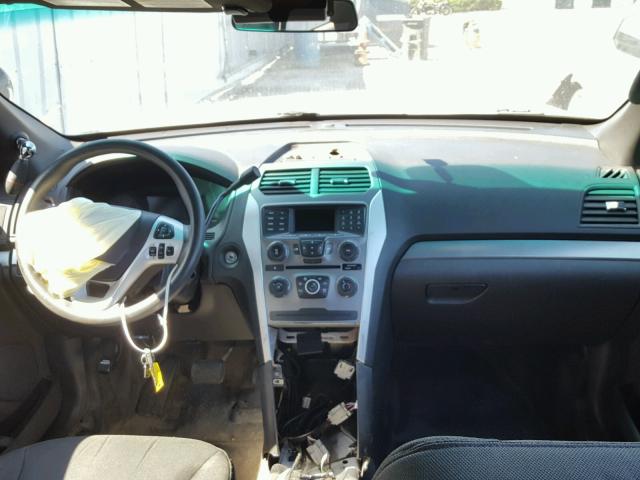 1FM5K8ARXFGC66648 - 2015 FORD EXPLORER P WHITE photo 9