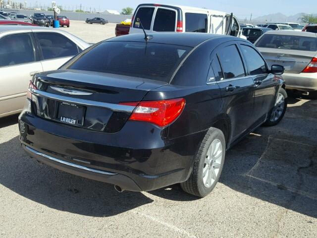 1C3CCBBG5DN560216 - 2013 CHRYSLER 200 TOURIN BLACK photo 4