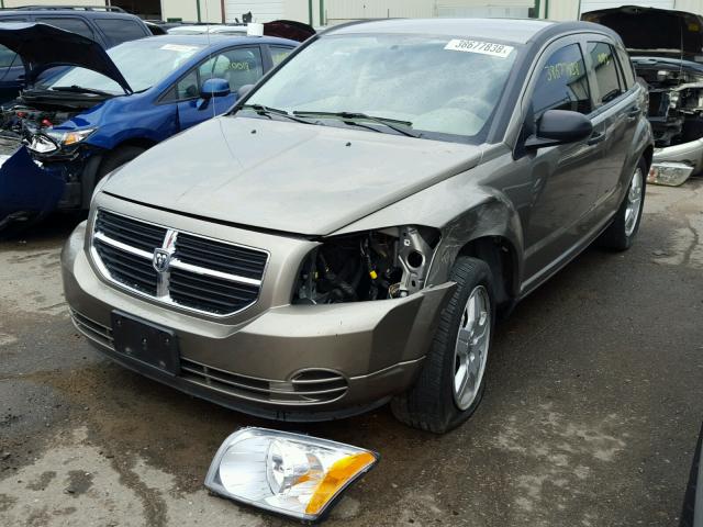 1B3HB48B18D573389 - 2008 DODGE CALIBER SX TAN photo 2