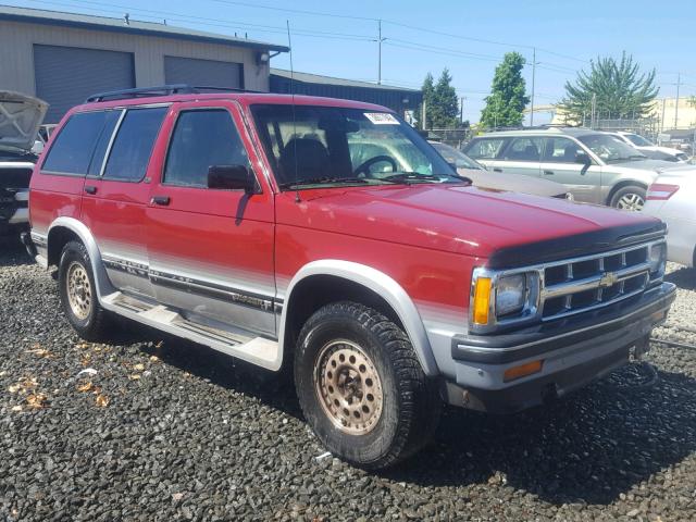 1GNDT13W7R2119333 - 1994 CHEVROLET BLAZER S10 RED photo 1