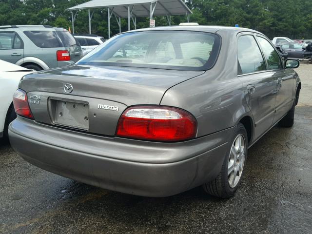 1YVGF22D715205712 - 2001 MAZDA 626 ES GRAY photo 4