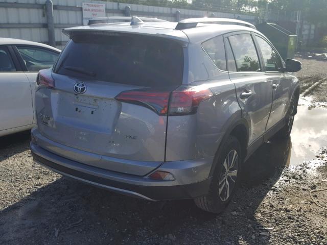 2T3WFREV1JW442283 - 2018 TOYOTA RAV4 ADVEN SILVER photo 4