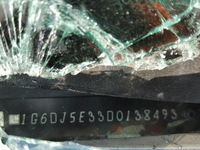 1G6DJ5E33D0138493 - 2013 CADILLAC CTS PERFOR GRAY photo 10