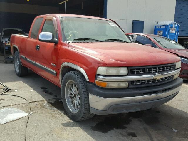 2GCEC19T111165626 - 2001 CHEVROLET SILVERADO RED photo 1