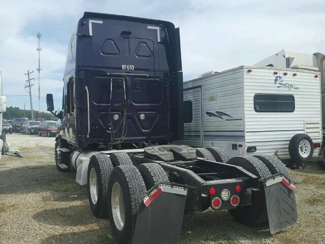 3AKJGHDV7ESFU9625 - 2014 FREIGHTLINER CASCADIA 1 BLUE photo 3