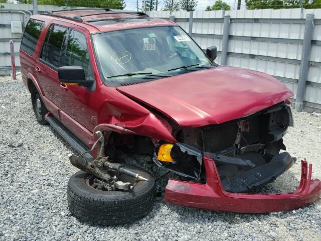 1FMEU17W54LB15879 - 2004 FORD EXPEDITION RED photo 1