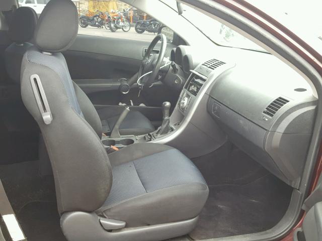 JTKDE177X60129909 - 2006 TOYOTA SCION TC 勃艮第红 照片 5