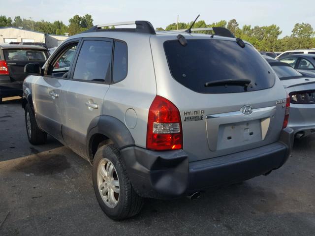 KM8JN12D17U501795 - 2007 HYUNDAI TUCSON SE SILVER photo 3