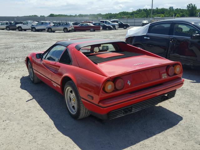 ZFFXA20A7G0064449 - 1986 FERRARI 328 GTS RED photo 3