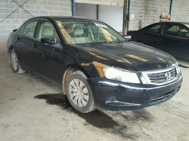 JHMCP26368C076014 - 2008 HONDA ACCORD LX BLACK photo 1