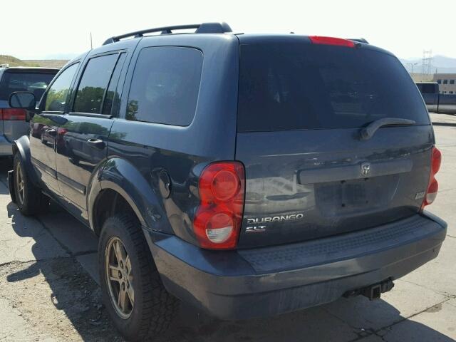 1D8HB48207F564332 - 2007 DODGE DURANGO SL BLUE photo 3