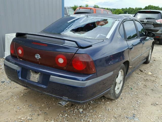 2G1WH55KXY9371008 - 2000 CHEVROLET IMPALA LS BLUE photo 4