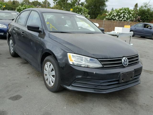3VW2K7AJ3FM294564 - 2015 VOLKSWAGEN JETTA BASE 黑色 照片 1