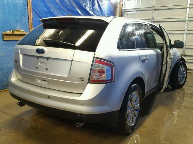 2FMDK48CX9BA64118 - 2009 FORD EDGE SEL SILVER photo 4