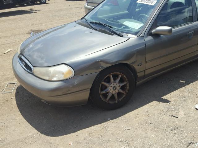 3FAFP66L0XM101076 - 1999 FORD CONTOUR SE TAN photo 9