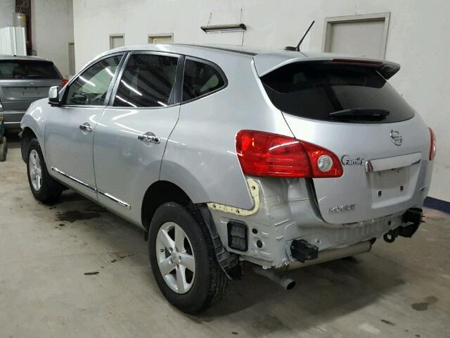 JN8AS5MTXDW041050 - 2013 NISSAN ROGUE S SILVER photo 3