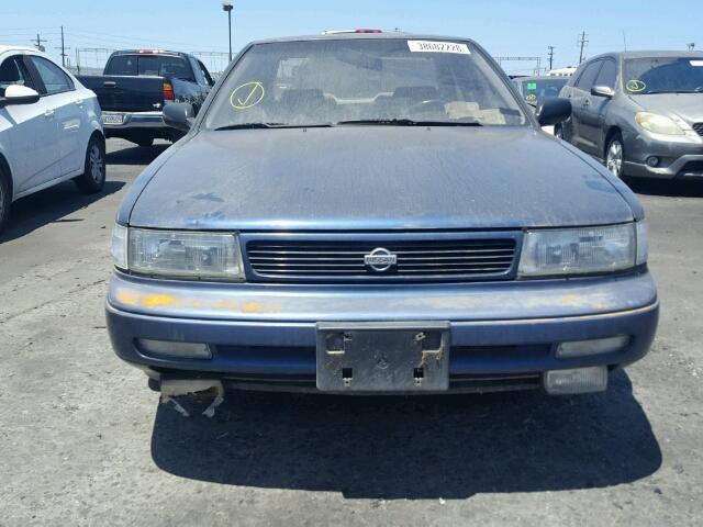 JN1EJ01F0PT417247 - 1993 NISSAN MAXIMA SE BLUE photo 9