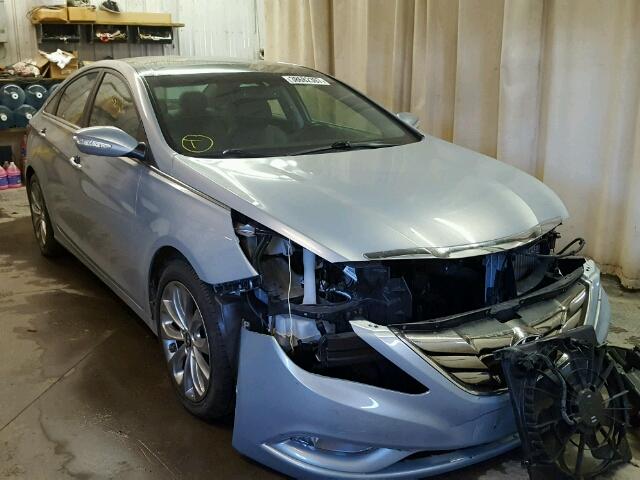 5NPEC4AB6CH327854 - 2012 HYUNDAI SONATA SE BLUE photo 1