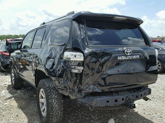 JTEBU5JR8G5338567 - 2016 TOYOTA 4RUNNER SR BLACK photo 3