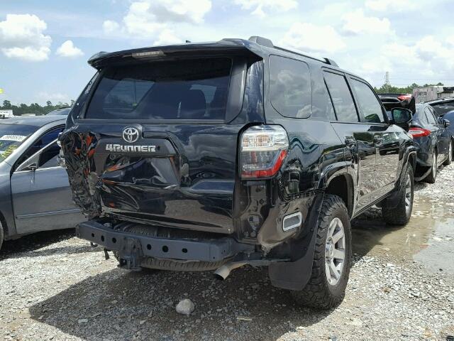 JTEBU5JR8G5338567 - 2016 TOYOTA 4RUNNER SR BLACK photo 4