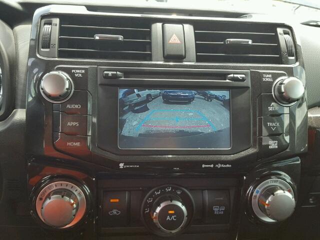 JTEBU5JR8G5338567 - 2016 TOYOTA 4RUNNER SR BLACK photo 9