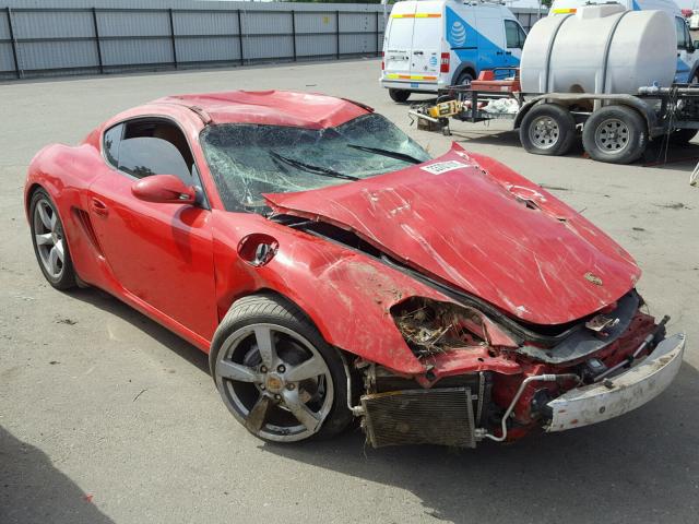 WP0AA29828U760442 - 2008 PORSCHE CAYMAN S RED photo 1