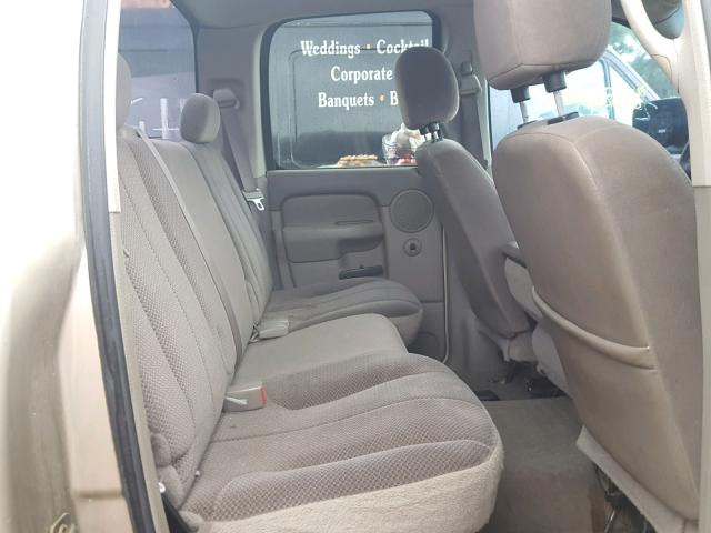 3D7KU28CX4G202357 - 2004 DODGE RAM 2500 S GOLD photo 6